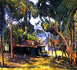 Joseph Kleitsch Green House, Laguna Beach painting